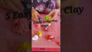 Easy Scrap Clay Ideas short version [upl. by Annanhoj817]