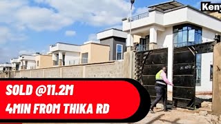 THE DREAM COME TRUE OF MANY  112M MAISONETTES NOW SELLING AT 1625M NEAR THIKA SUPER HIGHWAY [upl. by Yelhak]