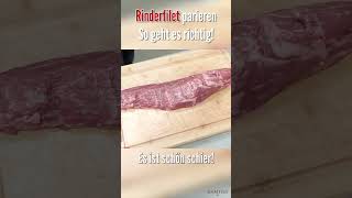 Rinderfilet richtig schneiden  Warum das richtige Parieren vom Filet so wichtig ist shorts filet [upl. by Bary]