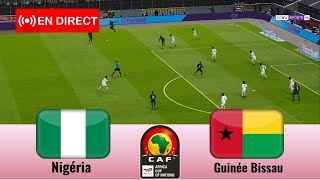 match Nigéria vs Guinée Bissau en direct Coupe dAfrique des Nations complet Simulation Gameplay PC [upl. by Merci986]