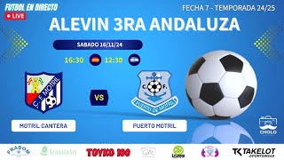 Futbol 7  Motril Cantera vs Puerto Motril  3ra Alevin  161124 [upl. by Ttezil]