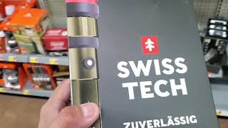 REVIEW Swiss Tech 6500 Lumen LED Flashlight Rechargeable Dual Power AAUSB iS THIS ANY GOOD [upl. by Lirpa]