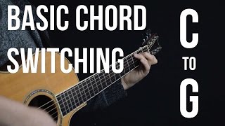 Chord Switching Practice  C to G [upl. by Pedaiah64]