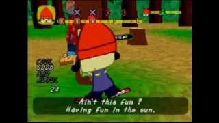 Lets Play Um Jammer Lammy PaRappa Stage 5 Joe Chin Co [upl. by Carrel]