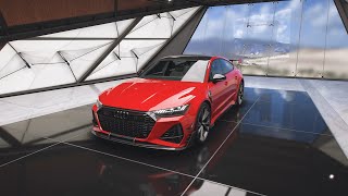 Audi RS 7 Sportback 2021 Test Drive  Street Racing Tuning  Forza Horizon 5 [upl. by Mommy]