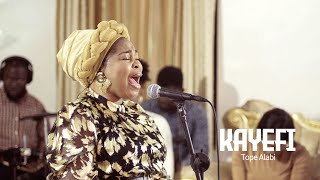 KAYEFI  LIVE SPONTANEOUS WORSHIP BY TOPE ALABI [upl. by Tadashi]