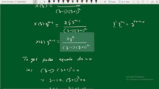 Inverse Z Transform by Residue method [upl. by Ennaeirb]