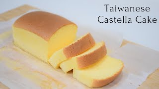 Taiwanese Castella Cake  Super Soft Castella Cake Recipe  Small Castella Cake [upl. by Adria]