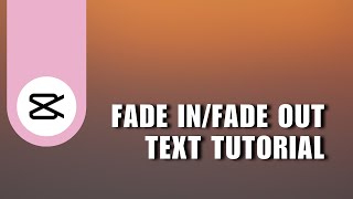 ❤ SIMPLE fade infade out text tutorial  CapCut  FIX Problem [upl. by Valerye579]