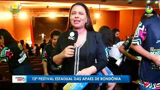 DÉCIMO SEGUNDO FESTIVAL ESTADUAL DAS APAES DE RONDÔNIA  NOSSA ARTE 2024 [upl. by Eissirk912]