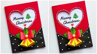 Christmas greeting card ideas 2022  DIY Christmas card  Easy and Beautiful Christmas card making [upl. by Yremrej]