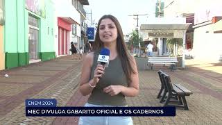 ENEM 2024 MEC DIVULGA GABARITO OFICIAL E OS CADERNOS [upl. by Ennaeilsel452]