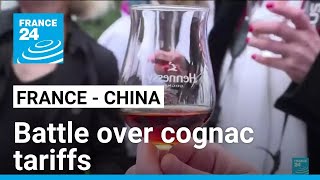 Hennessy workers strike as Frances Macron urges Xi to drop China cognac tariffs • FRANCE 24 [upl. by Maynard]