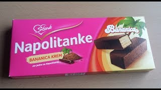 Napolitanke  Bananica krem  Wafers  Banana cream [upl. by Klara]