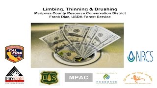 Tree Limbing Thinning and Brushing for Wildfire Prevention in Mariposa County [upl. by Osbourne]