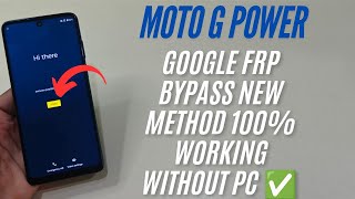 Moto g Power XT2165DL Android 12 Google Frp  No Click Apps Latest Update 100 Work [upl. by Kristy]