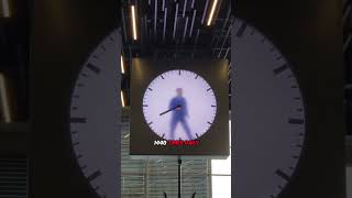 Man Trapped Inside A Clock In Amsterdam Airport😨 [upl. by Airitac]