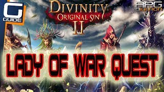 DIVINITY ORIGINAL SIN 2  Lady Of War Quest Walkthrough Lady Vengeance [upl. by Osy]