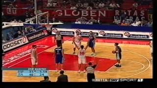 2003 Eurobasket Italy vs Spain Semifinal [upl. by Nnahgem29]