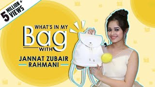 What’s In My Bag With Jannat Zubair Rahmani  Bag Secrets Revealed  Exclusive [upl. by Absalom113]