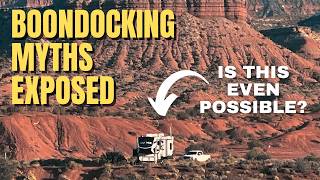 RV Living 7 Misconceptions About Boondocking Off Grid with No Hookups [upl. by Nolyd]