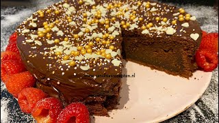 🍷🍴 Milka Eksi Trafasie Surinaamse Milka chocolade cake [upl. by Asenad]