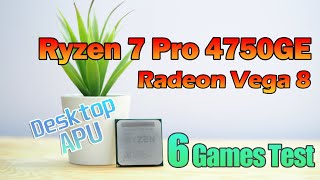 AMD Ryzen 7 Pro 4750GE Desktop APU Gaming Performance [upl. by Litta210]