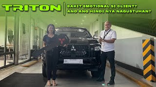 TRITON GLX 2WD AT 2024  Emotional Si Client Sa Kanyang Unit Na Narelease mitsubishi triton2024 [upl. by Lien]