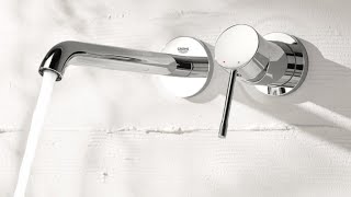 Grohe Essense змішувач для раковини зі стіни Msize 29192001 [upl. by Aynna371]