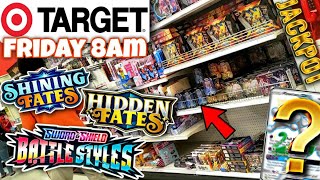 Target At 8AM Card Hunt Opening 2021 Hidden Fates Reprint 🔥 [upl. by Imoian632]