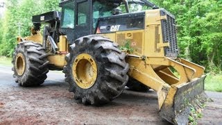 2012 CAT 535C Grapple Skidder with 2300 Hours at Forestry First [upl. by Kcirdehs]