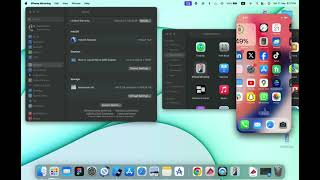 How to setup iPhone Mirroring on Macbook [upl. by Netsoj]