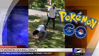 Pokemon Go Fight Caught on Camera [upl. by Sulokcin]