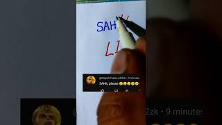 If SAHIL NAME 😱 LOGO 😱 love music song art signature drawing logo bollywood lovesongshorts [upl. by Aloysius]