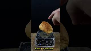 Tesla coil test with bread 🥖 [upl. by Anitreb]