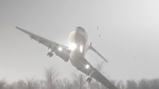 Polish Air Force Flight 101  Crash Animation [upl. by Atenahs160]