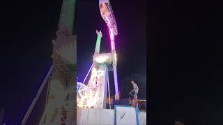 360° angled new one ferris wheel 🎡 we tried n enjoied a lot 😍 thrilling experience🤷🤸baramati viral [upl. by Ahsemrac]