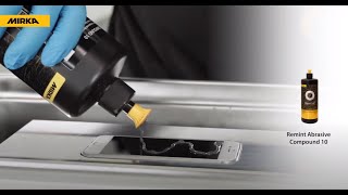 How to remove scratches from screens with Mirka® Remint [upl. by Tekcirc]