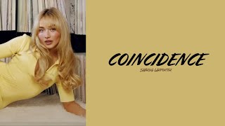 Sabrina Carpenter — Coincidence Lyrics [upl. by Nada219]