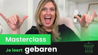 Leer gebaren🤏🤙🤟 Het Klokhuis Masterclass [upl. by Rasecoiluj]