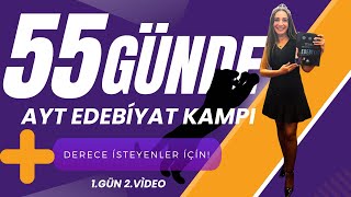 55 GÜNDE AYT EDEBİYAT KAMPI  GEÇİŞ DÖNEMİ ESERLERİ 1GÜN 2VİDEO [upl. by Horatius]