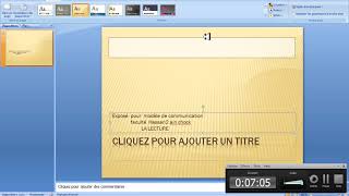 initiation powerpoint  comment faire la présentation des projets soutenance [upl. by Rocher]