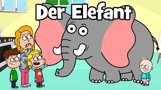 ♪ ♪ Tierlied Urlaub Familie  Bade Song  Der Elefant Song  Hurra Kinderlieder [upl. by Isleana35]