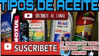 Que aceites uso para mi motocicletaAceites Mas Comunes Para MotocicletasLos Mejores AceitesNORMAN [upl. by Idahs]