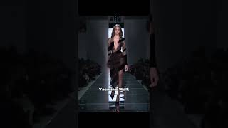 Yasmin Wijnaldum Bella Hadid Vittoria Ceretti and Kendall Jenner for AlexandreVauthier SS17 [upl. by Onimixam]