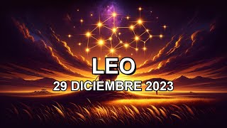 Horóscopo diario ♌︎ LEO  29 Diciembre 2023 horoscopo leo [upl. by Lleuqar]