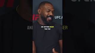 Jon Jones tells Nina Drama the biggest animal he can defeat LOL ufc mma shorts [upl. by Sandon]