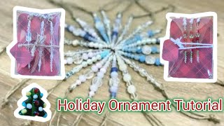 How to make Crystal Icicle Ornaments and package them  Handmade Gifts  Craft Fair Item [upl. by Enilamme]