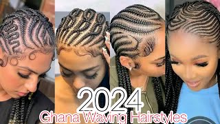 Beautiful Ghana Weaving Hairstyles  New Braids Hairstyles Pictures  African Braids Hairstyles [upl. by Eelaroc555]