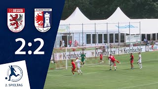 Geniale Tore doch kein Sieger  FC Gießen  SG Barockstadt  2 Spieltag RLSW [upl. by Alomeda]